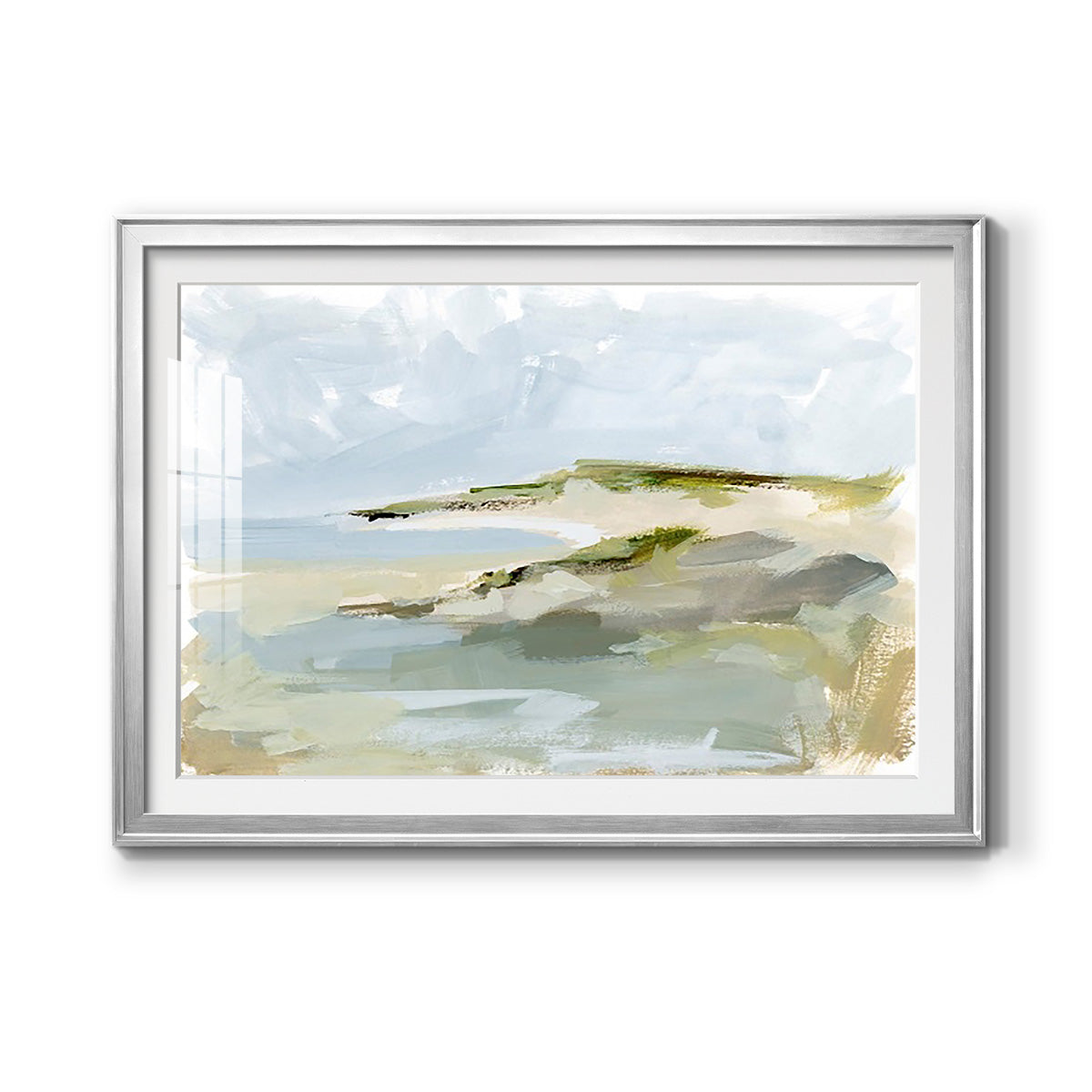 Sea Cove Impression I - Modern Framed Art Print