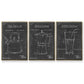 Morning Routine I - Floater Framed Canvas Set