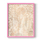 Walnut Damask IV - Restickable Framed Art Print