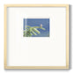Evergreen Perch - Double Matboard Framed Print