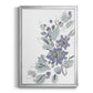 Periwinkle Patch II - Modern Framed Canvas Print