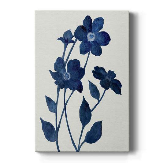 Indigo Bloom II - Canvas Art Print
