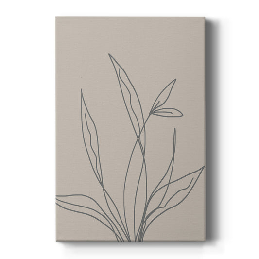 Neutral Lines II Premium Gallery Wrapped Canvas - Ready to Hang