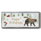 Woodland Christmas Collection D - Floater Framed Canvas Print