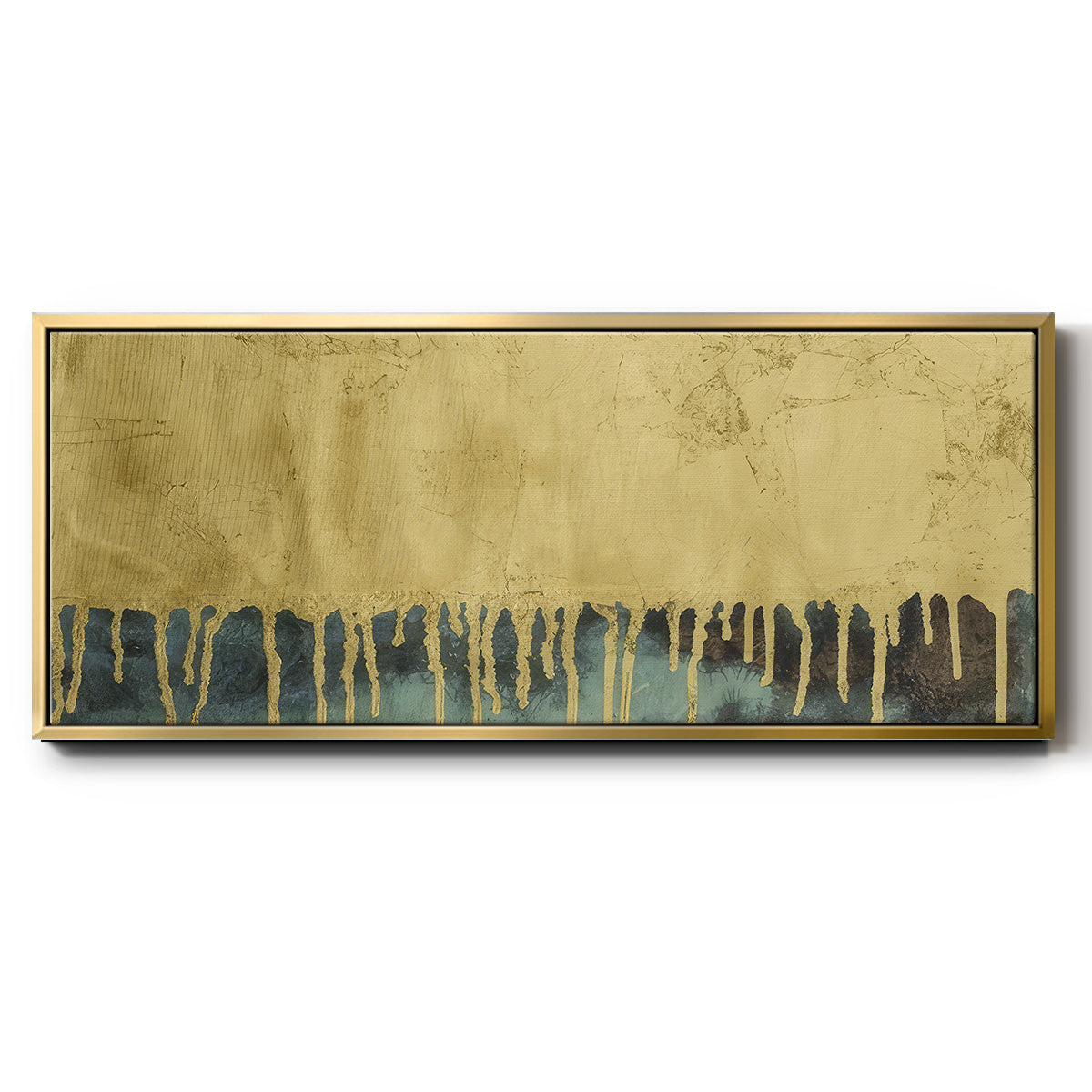Aquafer II - Floater Framed Canvas Print