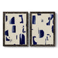 Fragment Abstraction I - Premium Framed Canvas 2 Piece Set - Ready to Hang