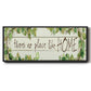 No Place Like Home - Floater Framed Canvas Print