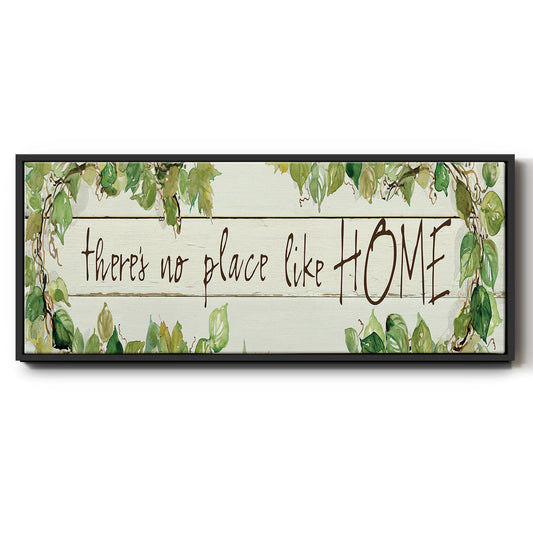 No Place Like Home - Floater Framed Canvas Print