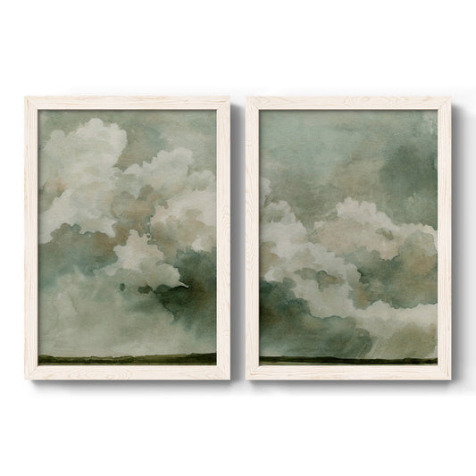 Coming Rain I - Premium Framed Canvas 2 Piece Set - Ready to Hang