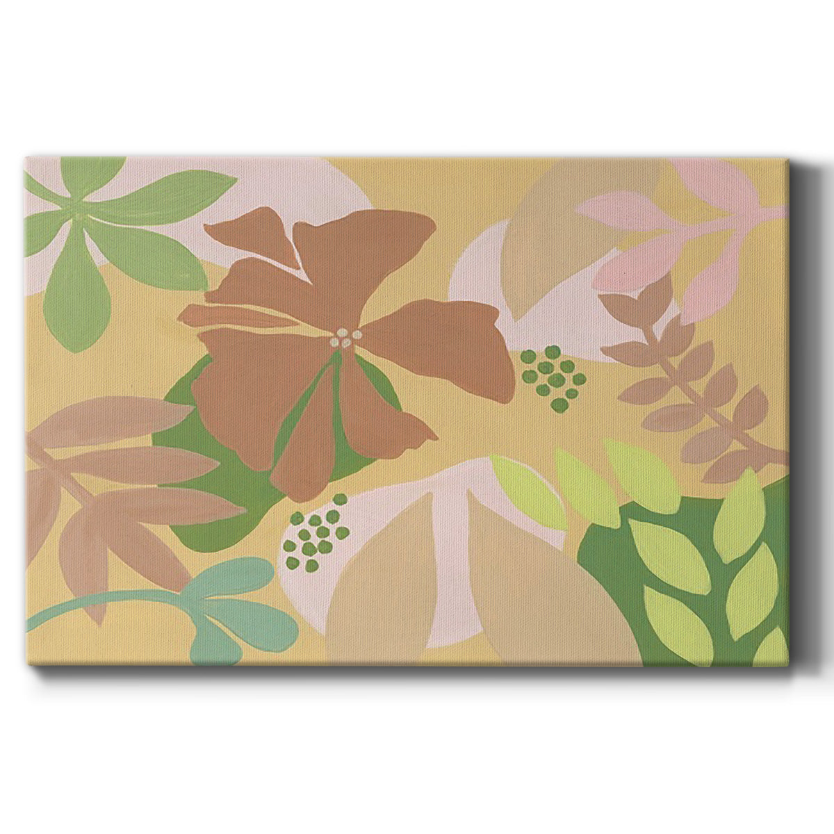 Neutral Blooms IV Premium Gallery Wrapped Canvas - Ready to Hang