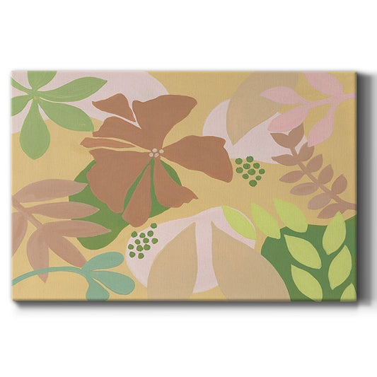 Neutral Blooms IV - Canvas Art Print