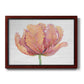 Single Pink Bloom I Premium Framed Canvas- Ready to Hang