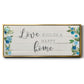 Love Builds - Floater Framed Canvas Print