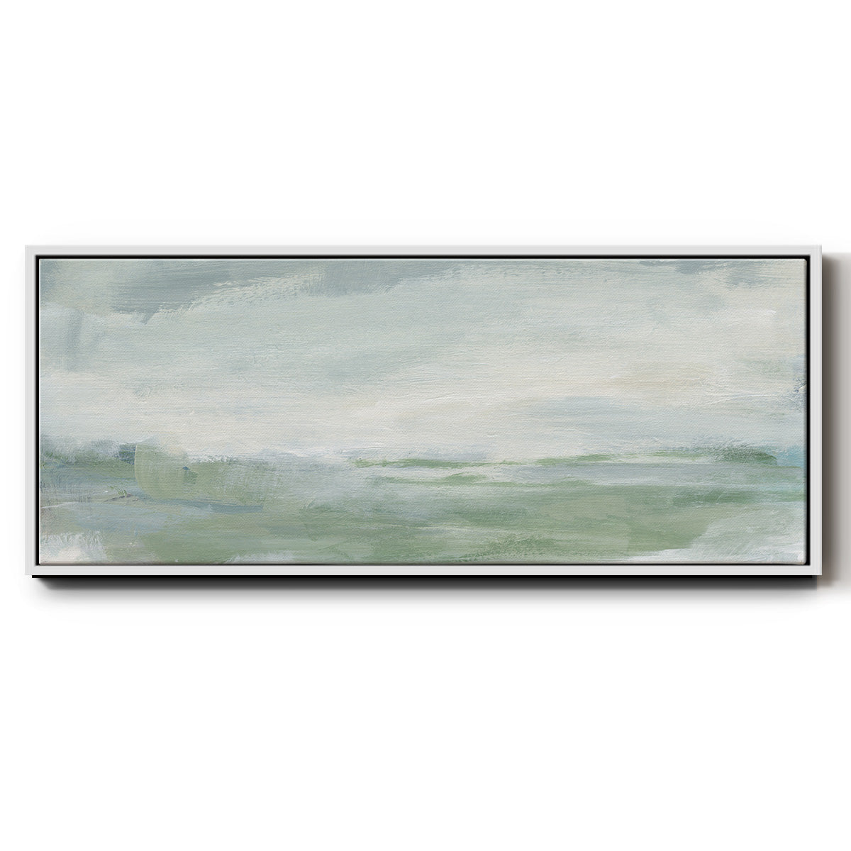 Coastal II - Floater Framed Canvas Print