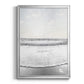 Serene Shore - Modern Framed Canvas Print