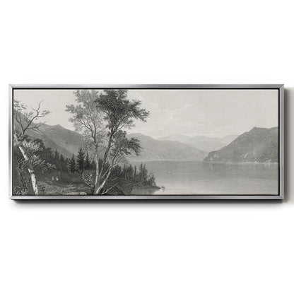 Lake George - Floater Framed Canvas Print