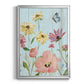 Wildflower Flutter II - Modern Framed Canvas Print