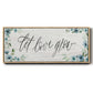 Let Love Grow - Floater Framed Canvas Print