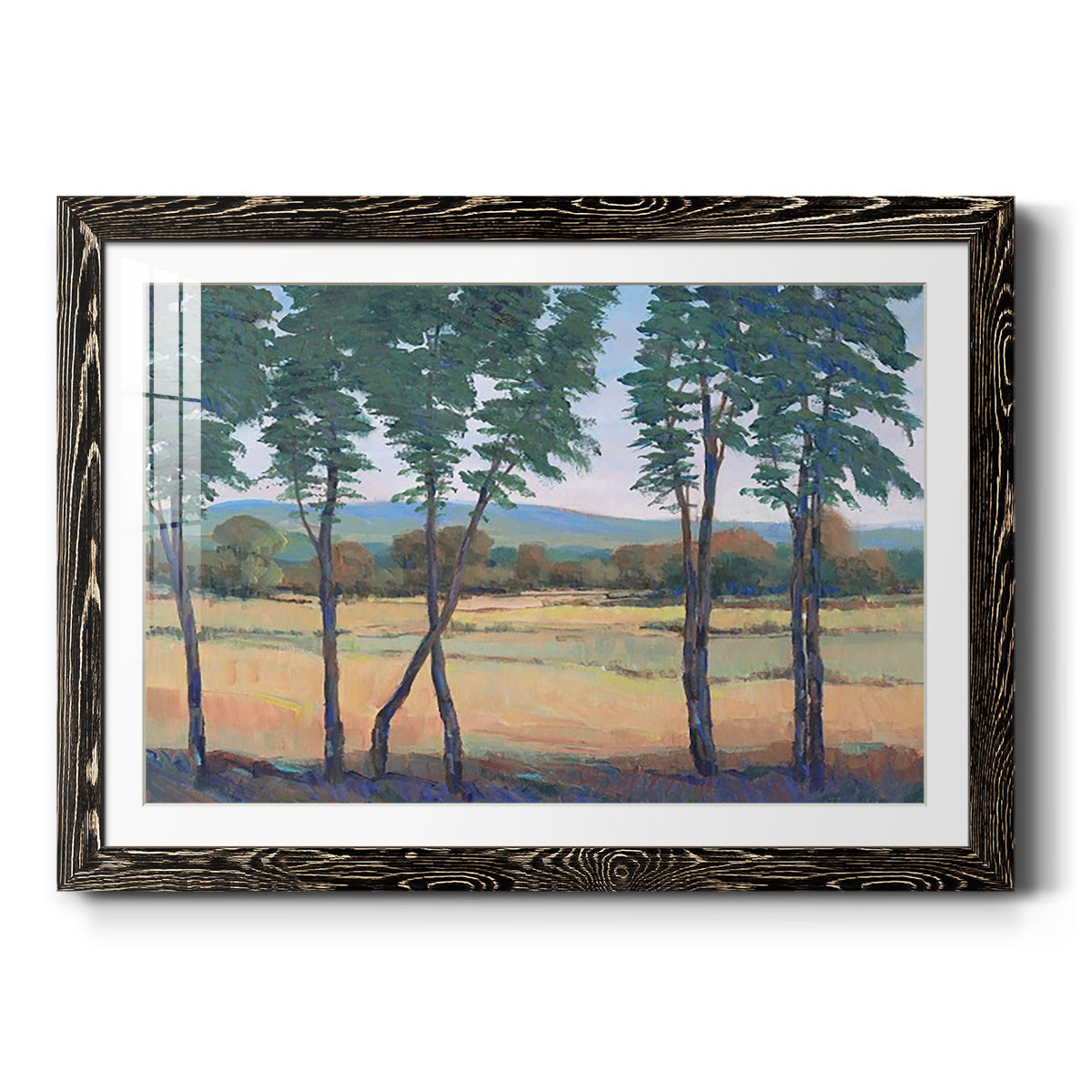 Still Morning I - Barnwood Framed Art Print