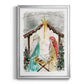 Unto Us A Child is Born - Modern Framed Canvas Print