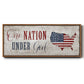 One Nation Under God - Floater Framed Canvas Print
