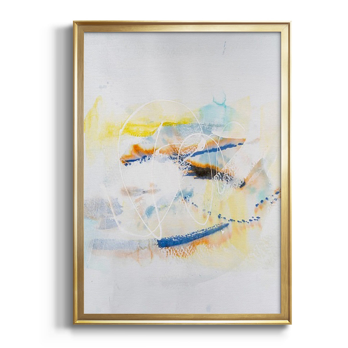 Spacial I - Modern Framed Canvas Print
