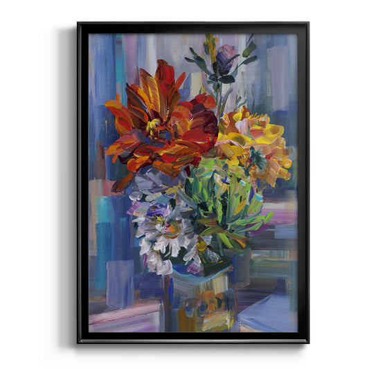 Modern Bouquet - Modern Framed Canvas Print