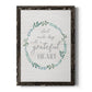 Start Each Day - Barnwood Framed Canvas Print