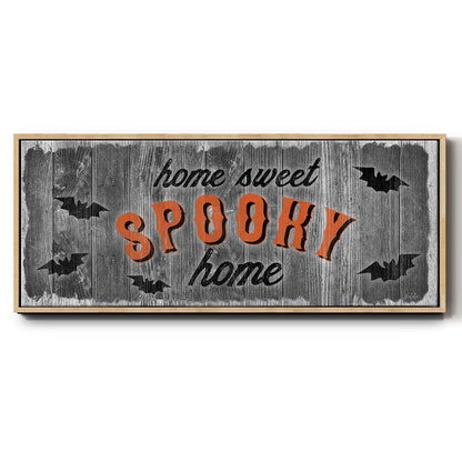 Home Sweet Spooky - Floater Framed Canvas Print