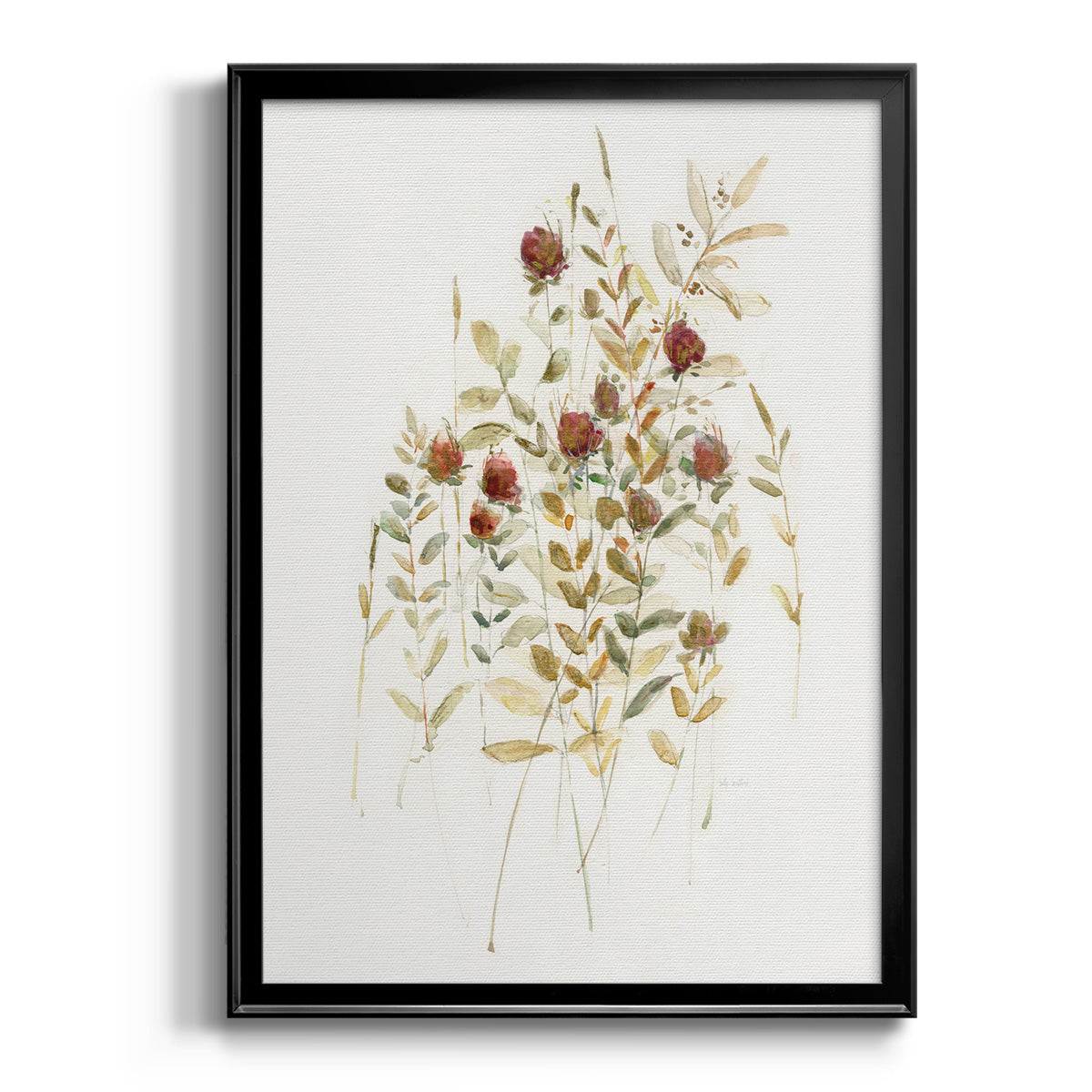 Wildflower Breeze I - Modern Framed Canvas Print