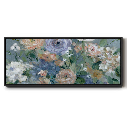 Garden Harmony - Floater Framed Canvas Print