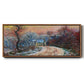 Road to Giverny in Winter, Sunset, 1885 - Floater Framed Canvas Print
