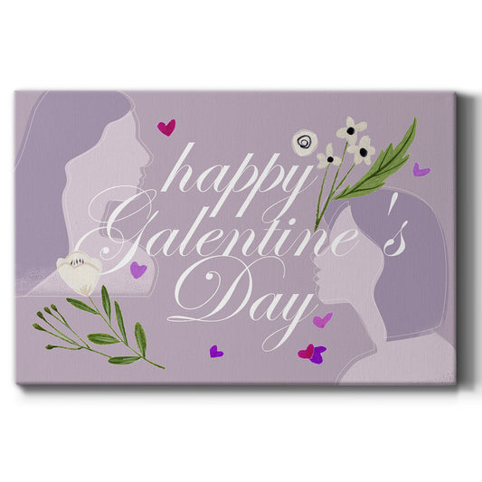Happy Galentine's Day Collection A - Canvas Art Print