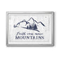 Move Mountains - Modern Framed Art Print
