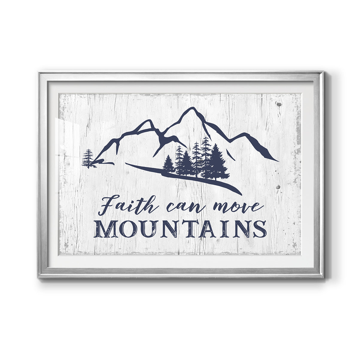 Move Mountains - Modern Framed Art Print