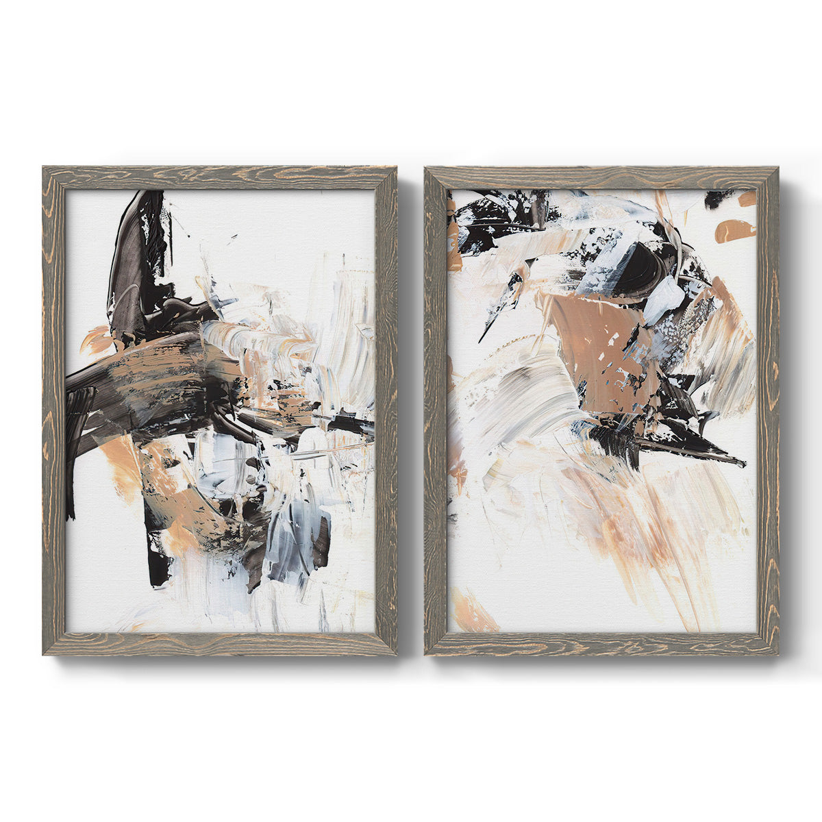 Ruckus I - Premium Framed Canvas 2 Piece Set - Ready to Hang