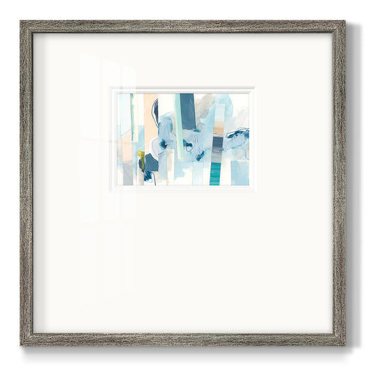 Liquid Strata II - Double Matboard Framed Print