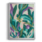 Jungle Wave II - Modern Framed Canvas Print