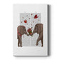 Elephant Bouquet, Portrait Premium Gallery Wrapped Canvas - Ready to Hang