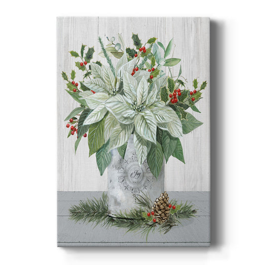 Farmhouse Christmas Joy - Canvas Art Print