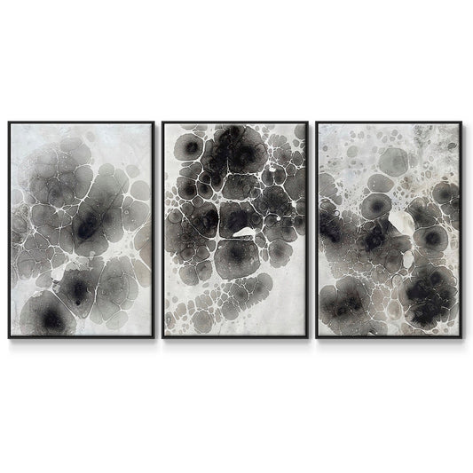 Marbling X - Floater Framed Canvas Set