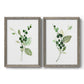 Sprigs in Green I   - Premium Framed Canvas 2 Piece Set - Ready to Hang