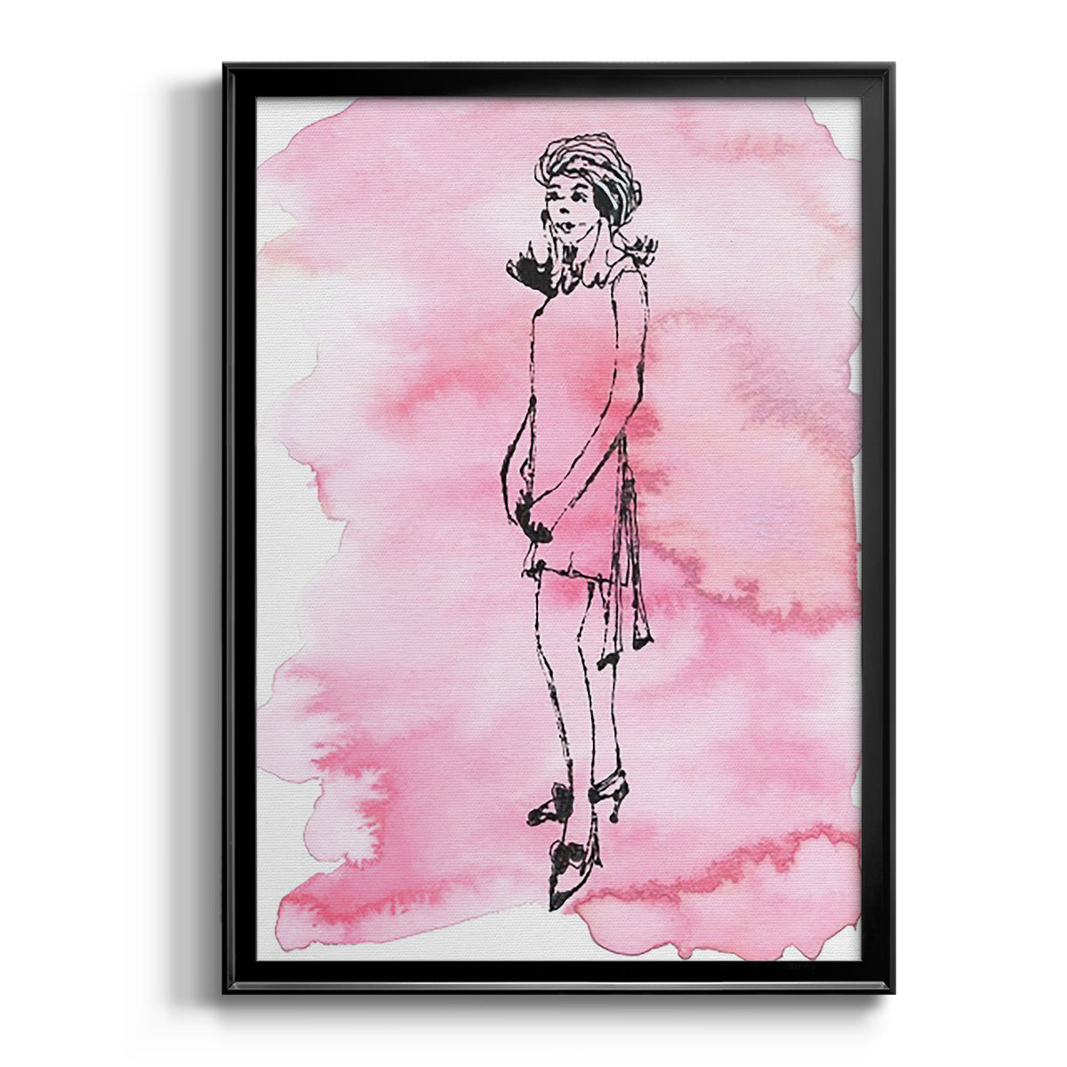 60's Fab II - Modern Framed Canvas Print