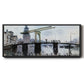 The Bridge, Amsterdam, 1874 - Floater Framed Canvas Print