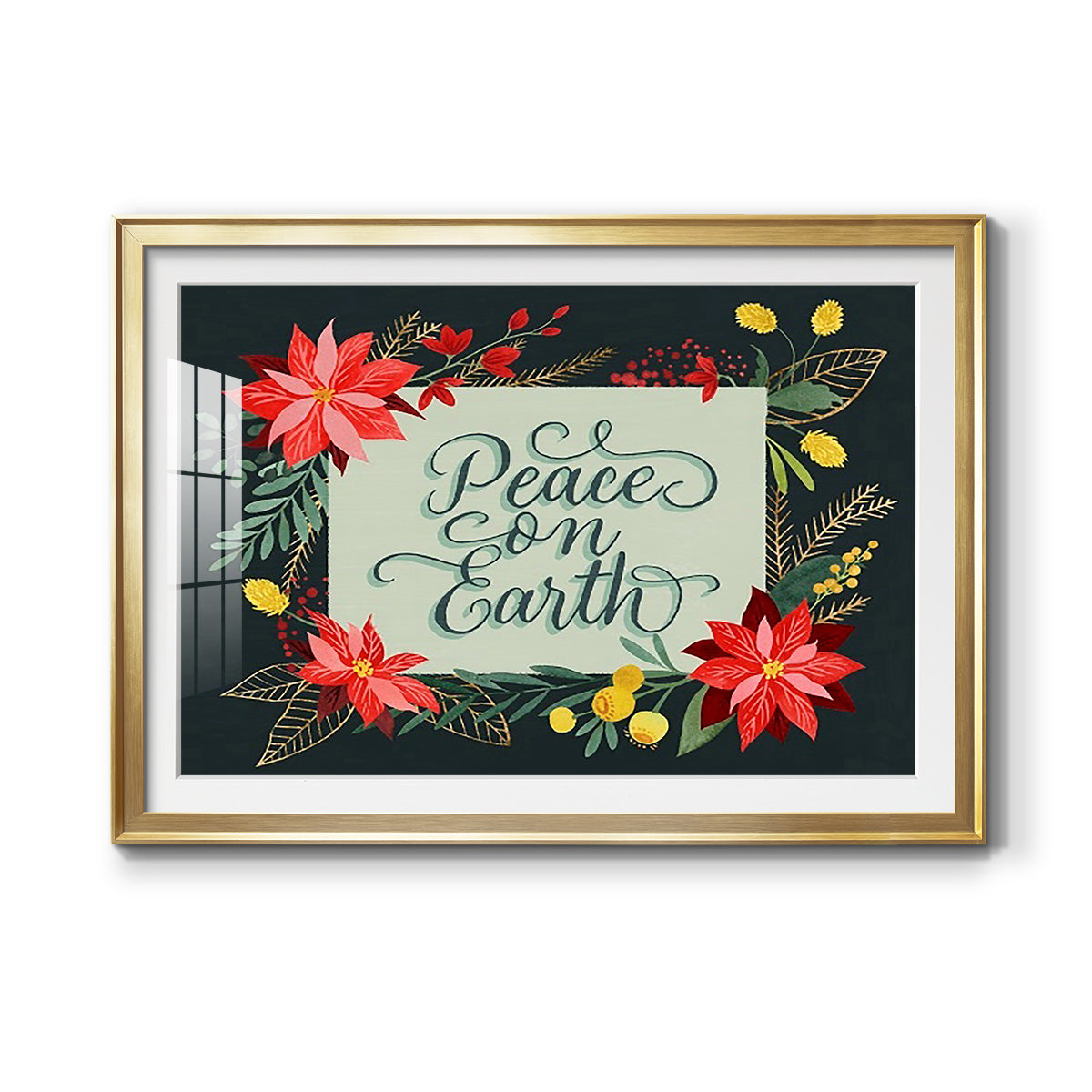 Bright Christmas Night  II Premium Framed Print - Ready to Hang