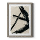 Lines Crossed I - Barnwood Framed Canvas Print