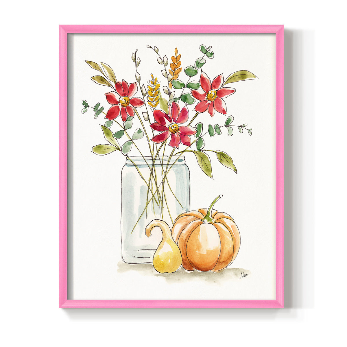 Simple Harvest I - Restickable Framed Art Print