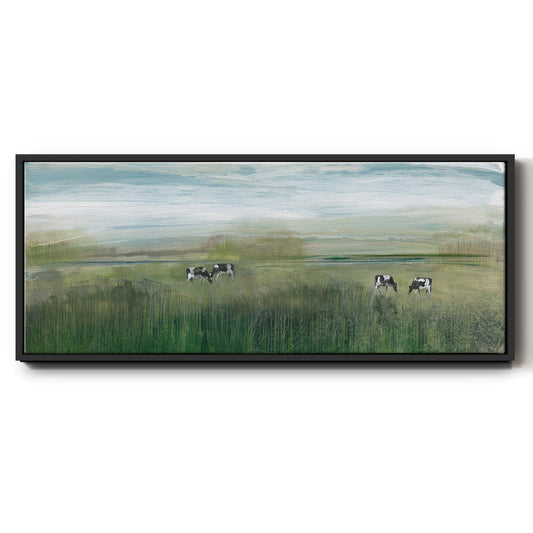 Grazing In Shandelee - Floater Framed Canvas Print
