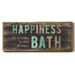 Happiness Bath - Floater Framed Canvas Print