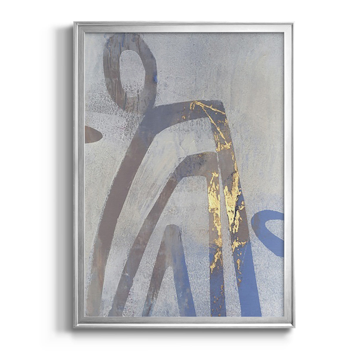 Linx II - Modern Framed Canvas Print
